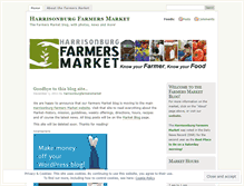 Tablet Screenshot of harrisonburgfarmersmarket.wordpress.com