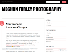 Tablet Screenshot of meghanfarleyphotography.wordpress.com