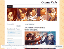 Tablet Screenshot of otomecafe.wordpress.com