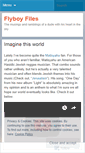 Mobile Screenshot of flyboyfiles.wordpress.com