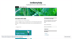 Desktop Screenshot of lordbemyhelp.wordpress.com