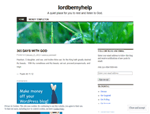 Tablet Screenshot of lordbemyhelp.wordpress.com