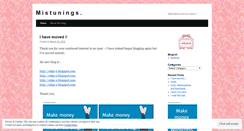 Desktop Screenshot of mistune.wordpress.com