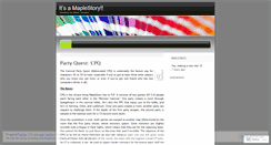 Desktop Screenshot of mapletales.wordpress.com