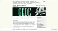 Desktop Screenshot of grupoespiritadedancaevolucao.wordpress.com