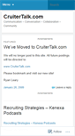 Mobile Screenshot of cruitertalk.wordpress.com