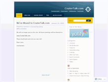 Tablet Screenshot of cruitertalk.wordpress.com
