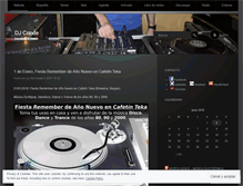 Tablet Screenshot of djcondeblog.wordpress.com