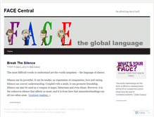Tablet Screenshot of facecentral.wordpress.com