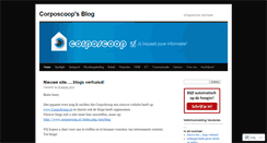Desktop Screenshot of corposcoop.wordpress.com