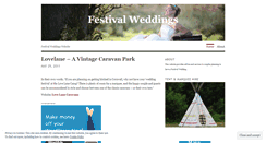 Desktop Screenshot of festivalweddings.wordpress.com