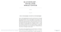 Desktop Screenshot of klavertramp.wordpress.com