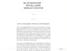 Tablet Screenshot of klavertramp.wordpress.com