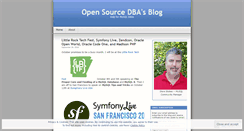 Desktop Screenshot of opensourcedba.wordpress.com