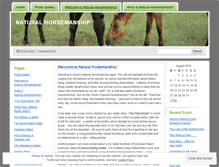 Tablet Screenshot of naturalhorsemanship.wordpress.com