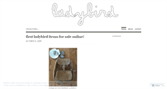 Desktop Screenshot of ladybirdshoppe.wordpress.com