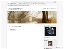 Tablet Screenshot of costanzalalalala.wordpress.com