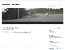 Tablet Screenshot of nwroadrat.wordpress.com