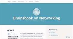 Desktop Screenshot of brainsbook.wordpress.com