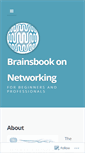 Mobile Screenshot of brainsbook.wordpress.com