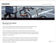 Tablet Screenshot of citybybike.wordpress.com