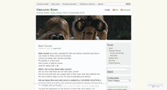 Desktop Screenshot of organickids.wordpress.com