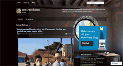 Desktop Screenshot of contracciones.wordpress.com