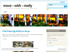 Tablet Screenshot of movewithmolly.wordpress.com
