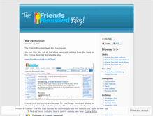 Tablet Screenshot of friendsreunitedblog.wordpress.com