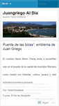 Mobile Screenshot of juangriego.wordpress.com