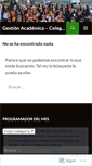 Mobile Screenshot of gestionacademica.wordpress.com