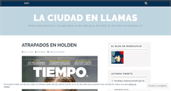 Desktop Screenshot of laciudadenllamas.wordpress.com