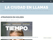 Tablet Screenshot of laciudadenllamas.wordpress.com