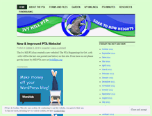 Tablet Screenshot of ivyhillpta.wordpress.com