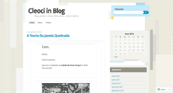 Desktop Screenshot of cleoci.wordpress.com