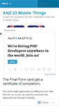 Mobile Screenshot of anz23mobilethings.wordpress.com