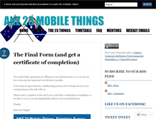 Tablet Screenshot of anz23mobilethings.wordpress.com