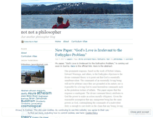 Tablet Screenshot of notnotaphilosopher.wordpress.com