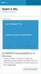 Mobile Screenshot of geekangle.wordpress.com
