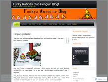 Tablet Screenshot of funkyrabbitcp.wordpress.com