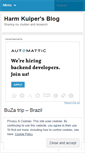 Mobile Screenshot of harmkuiper.wordpress.com
