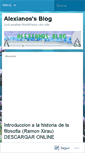 Mobile Screenshot of alexianos.wordpress.com