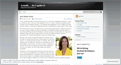 Desktop Screenshot of dontlegalizeit.wordpress.com