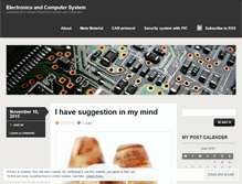 Tablet Screenshot of elecomsystem.wordpress.com