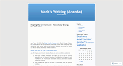 Desktop Screenshot of ananka.wordpress.com