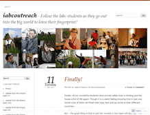 Tablet Screenshot of iabcoutreach.wordpress.com