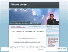 Tablet Screenshot of epurwanto.wordpress.com