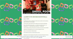 Desktop Screenshot of ghoulpoon.wordpress.com
