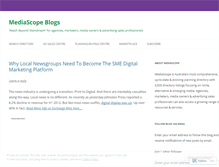 Tablet Screenshot of mediascopedirectory.wordpress.com