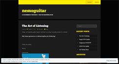 Desktop Screenshot of nemoguitar.wordpress.com